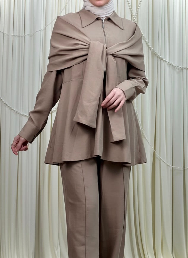 Tie-Front Co-ord Set