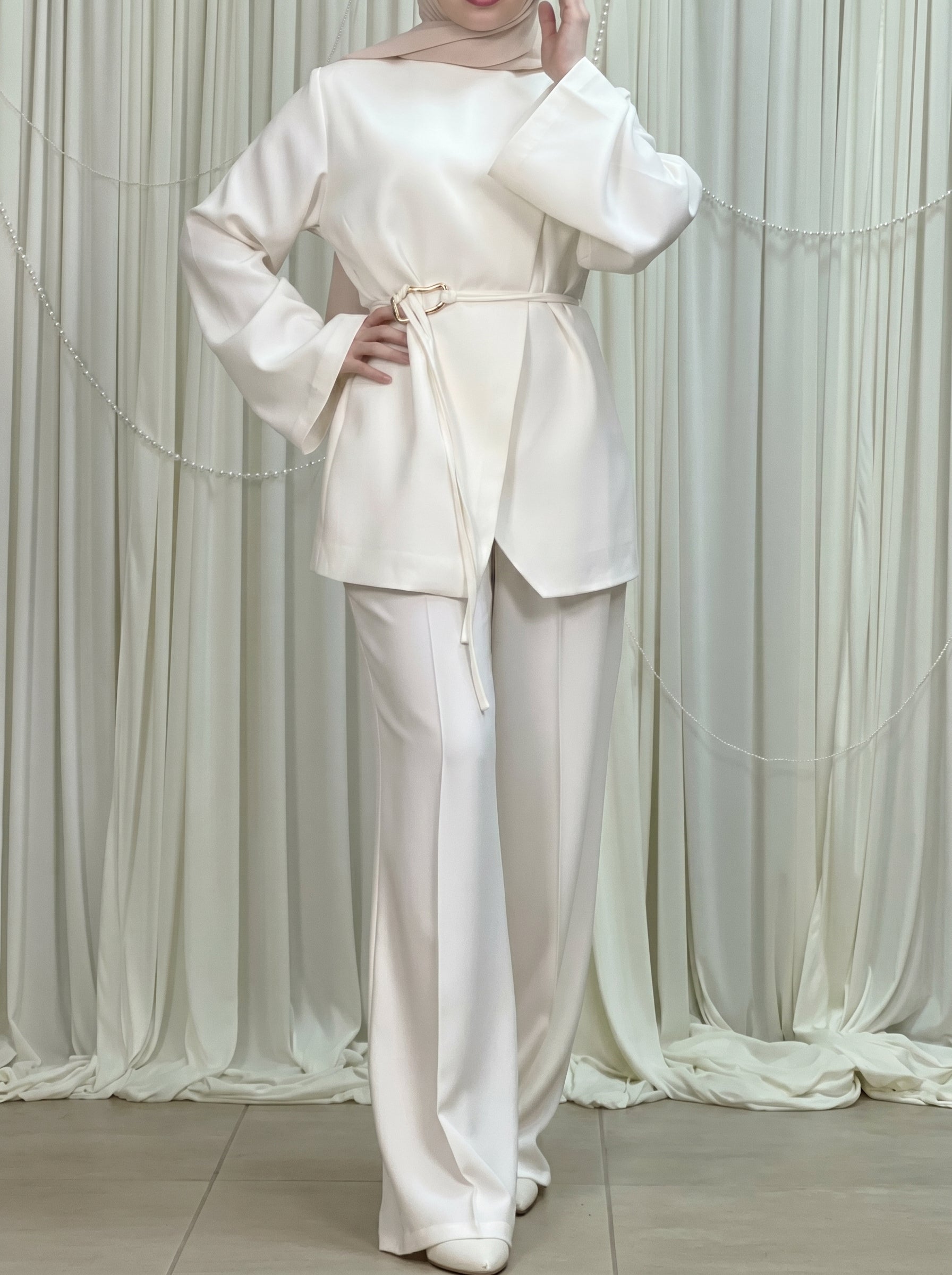 Double Front Blazer Set